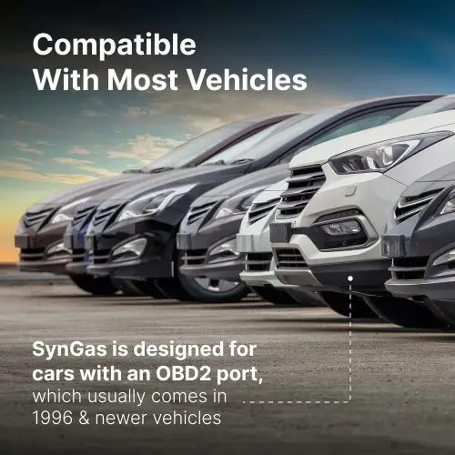 Vehicle compatibility information for the Syngas OBD2 device